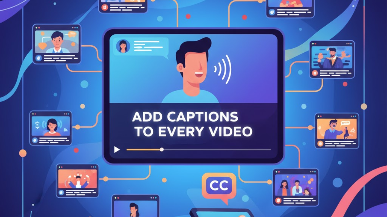 Add Captions to Every Video
